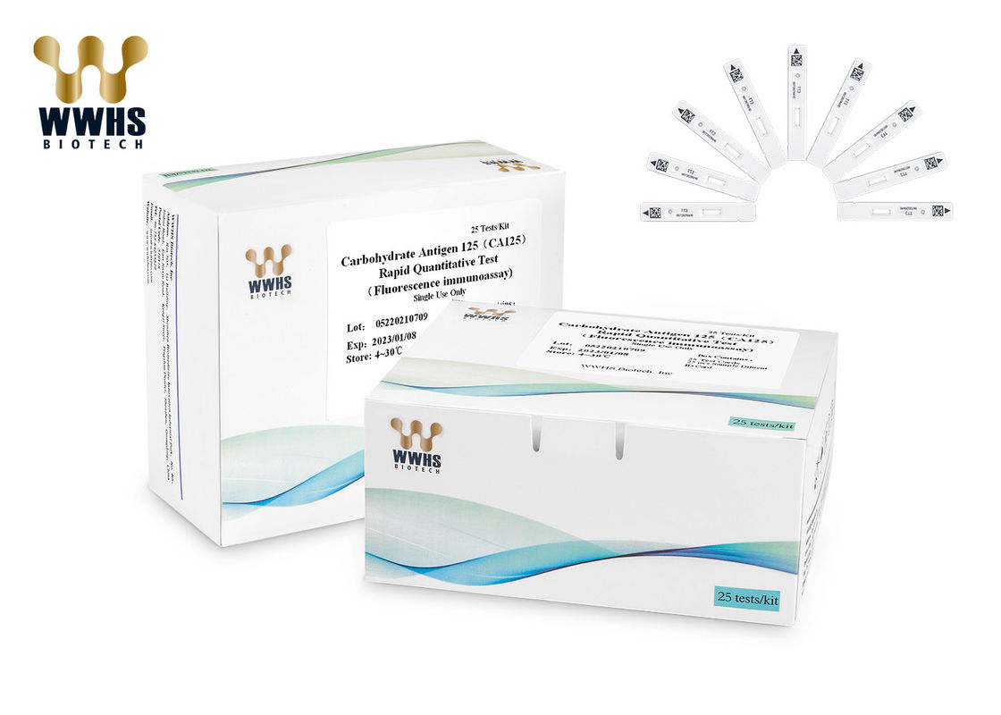 Teste Kit Colloidal Gold POCT do antígeno CA12-5 no plasma e no soro de sangue inteiro